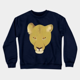 I Got My Own Back Watercolor Lioness Crewneck Sweatshirt